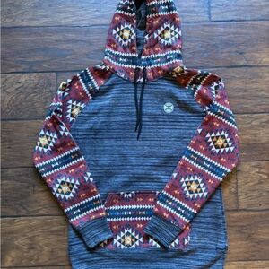 Hooey Multicolor Patterned Hoodie